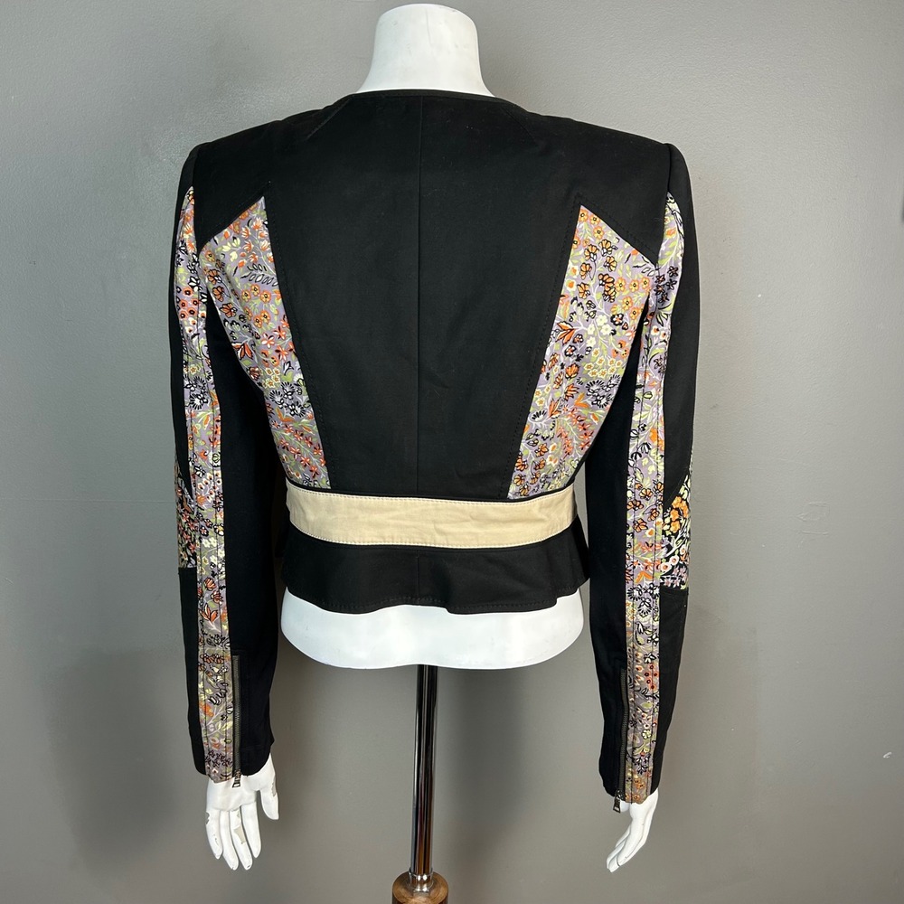 BCBGMAXAZRIA Floral Patchwork Jacket Blazer Mediu… - image 5